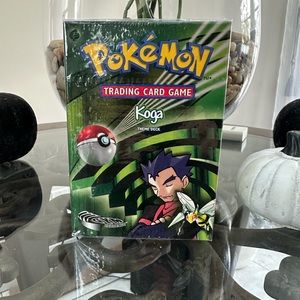 Pokémon gym heroes theme deck “koga” sealed!